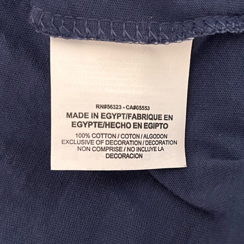 Nike Navy France 🇫🇷 National Team FFF Crest Blue Rooster Graphic Tee Size Large - Picture 6 of 9
